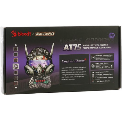 Клавіатура A4Tech AT75 RGB USB UA Cypher Ghost (4711421001830) Вінниця - фото 7