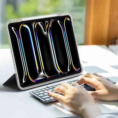 Чехол для планшета BeCover Ultra Slim Origami Transparent Apple iPad Mini 6 2021 Black (712930) Винница