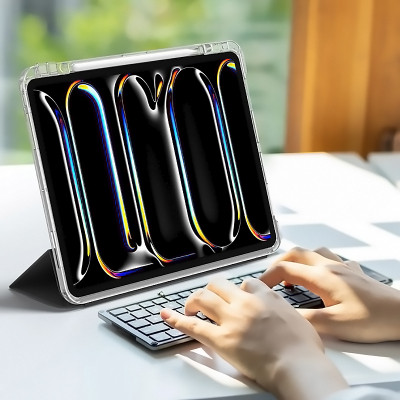 Чехол для планшета BeCover Ultra Slim Origami Transparent Apple iPad Mini 6 2021 Black (712930) Винница - изображение 5