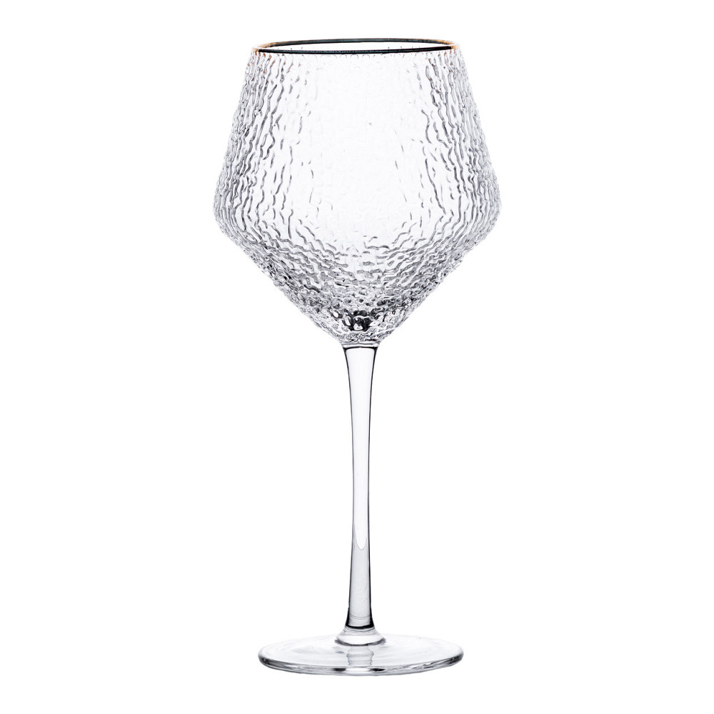 Набір фактурних келихів, 600 мл з тонкою ніжкою, комплект з 6, для вина HP-16-3 Коломия - фото 3