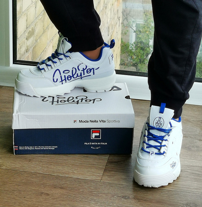 Кросівки FILA Disruptor Білі Жіночі Шкіряні Філа (розміри: 37,38,39,40,41) Відео Огляд Дніпро - фото 9