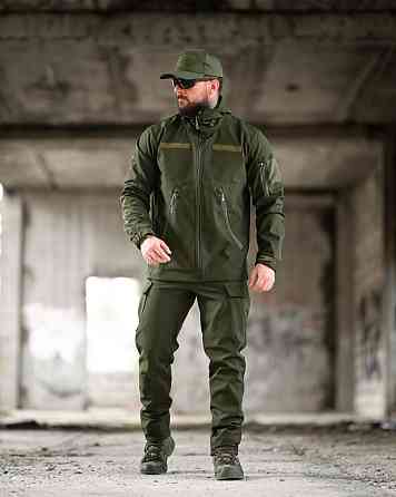 Демисезонный тактический костюм софтшел DEMENTIOZ олива ВТ6843 Одесса