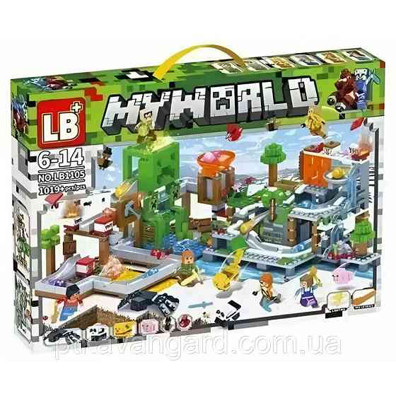 Конструктор Minecraft велика шахта Крипера 1019 деталей з кульками та LED LLB1105 Хмельницький