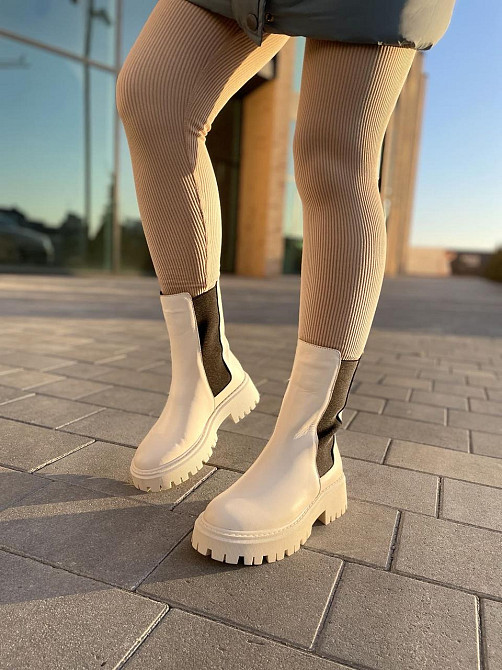 Gremmy Черевики жіночі GREMMY 607/1 бежеві (зима, шкіра натуральна) (4880) Коломия - фото 5