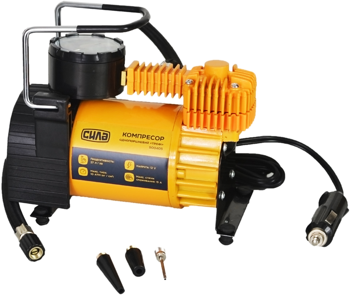 Компресор Посилений 37л/хв 10Атм (СИЛА) Харків - фото 2