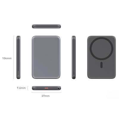 Батарея універсальна Vinga 5000 mAh 20W/15W Wireless (VPBB520WL) Вінниця - фото 2