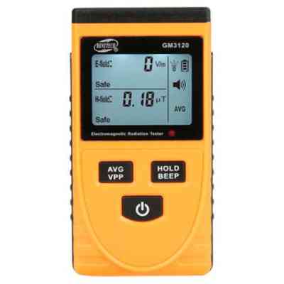 Детектор строительный Benetech тестер электромагнитного излучения (1-1999В/м, 0.01-19,99μt) (GM3120) Винница