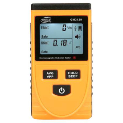 Детектор строительный Benetech тестер электромагнитного излучения (1-1999В/м, 0.01-19,99μt) (GM3120) Винница - изображение 1