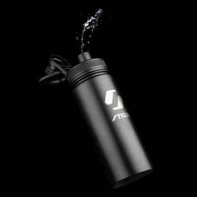 Пляшка для води Stiga Water Bottle Steel Black 550ml (2905-0101-55) (931287) Вінниця