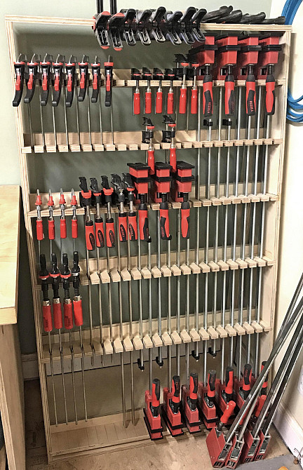 Органайзер для струбцин 