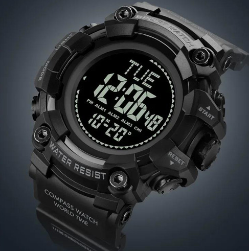 Годинники наручні SKMEI 2037BK, BLACK, Компас, 10292 Дніпро - фото 5