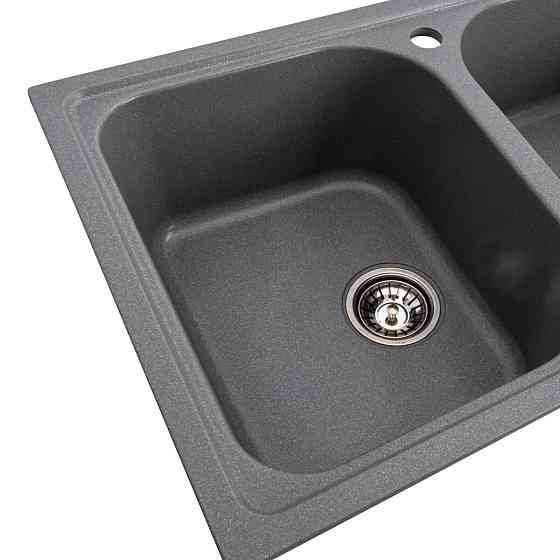 VALESO Гранітна мийка для кухні VALESO 7950 Equatoria матовий Сірий мусон Киев