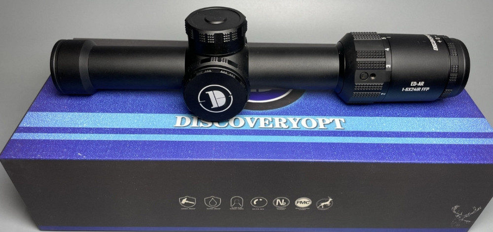 Оптический прицел Discovery ED-AR 1-6x24 FFP Загонник оптичний приціл. Київ - фото 6