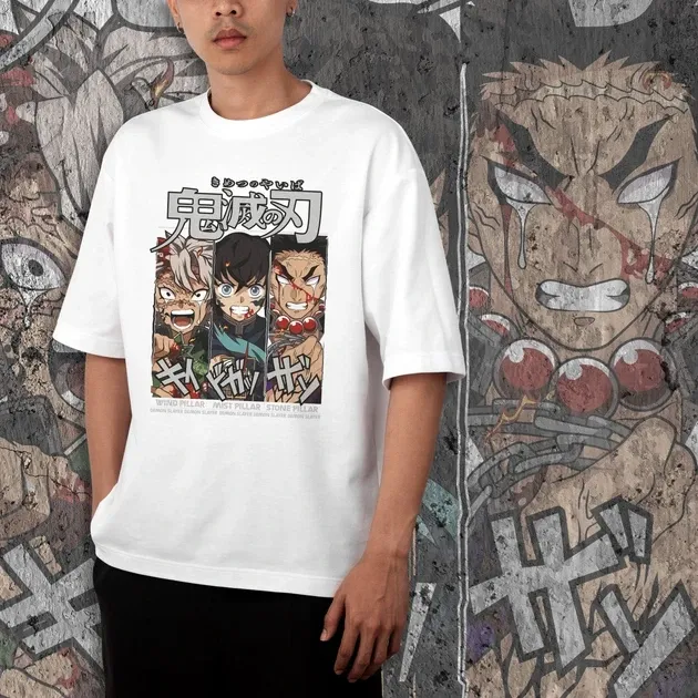 Футболка для підлітка хлопчика з принтом Клинок, рассекающий демонов Столпы 2 WE Розмір 160 Anime10363 Дніпро - фото 3