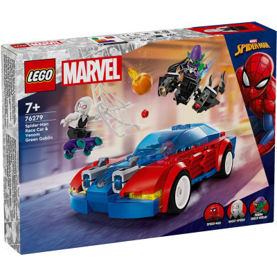 Конструктор LEGO Super Heroes Автомобиль для гонок Человека-Паука и Зеленый Гоблин с ядом Венома 227 деталей (76279) Винница - изображение 1