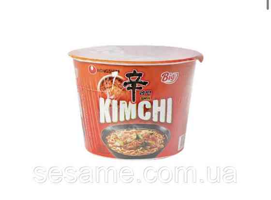 Локшина швидкого приготування Кимчи Big Bowl KimChi NONGSHIM 112 г Харків