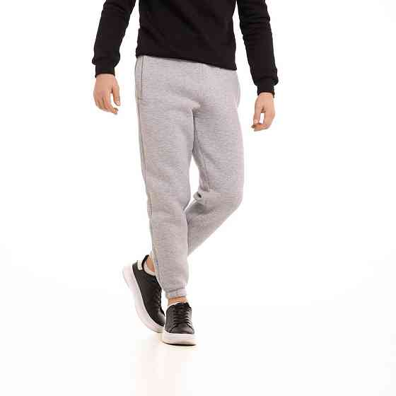 Чоловічі штани джогери з кишенями сірий меланж Pobedov 007 ЗИМА Київ