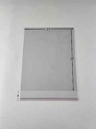 Пакети з клейкою стрічкою 21см 26см 25мк (1000 шт) Харків