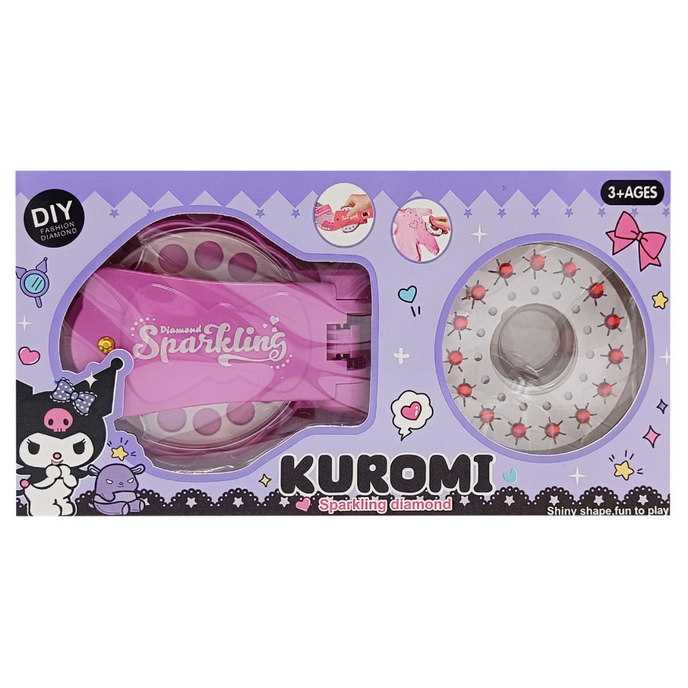 Набір для творчості "Kuromi" DM249-132(Violet) пристрій для кріплення страз, стрази Вінниця - фото 1