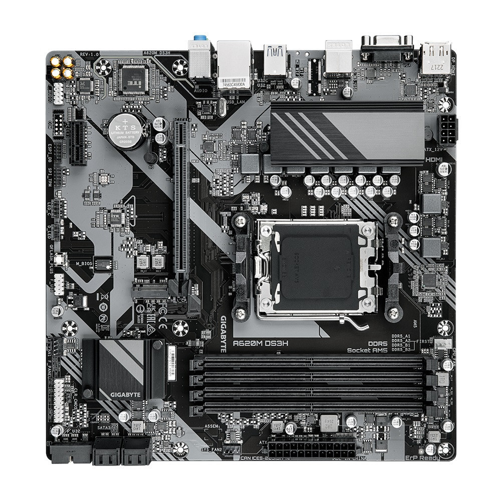 Материнська плата Gigabyte A620M DS3H Socket AM5 microATX Харьков - изображение 4