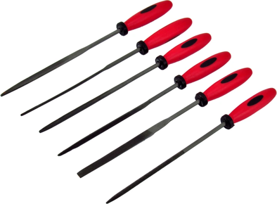 Надфілі 140 мм, набір 6 шт, HT-3706 Харків