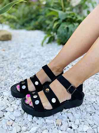 VIKTTORIO БосонІжки жіночі VIKTTORIO Сахара чорні (літо, замша натуральна) (3771) лише 38р. Коломия