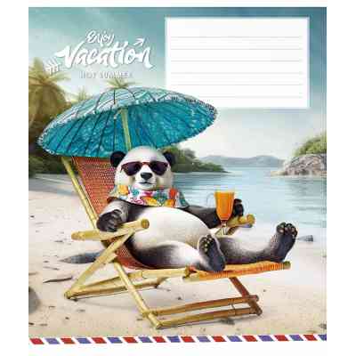 Тетрадь Школярик Cool vacation 12 листов линия (012-3318L) Винница