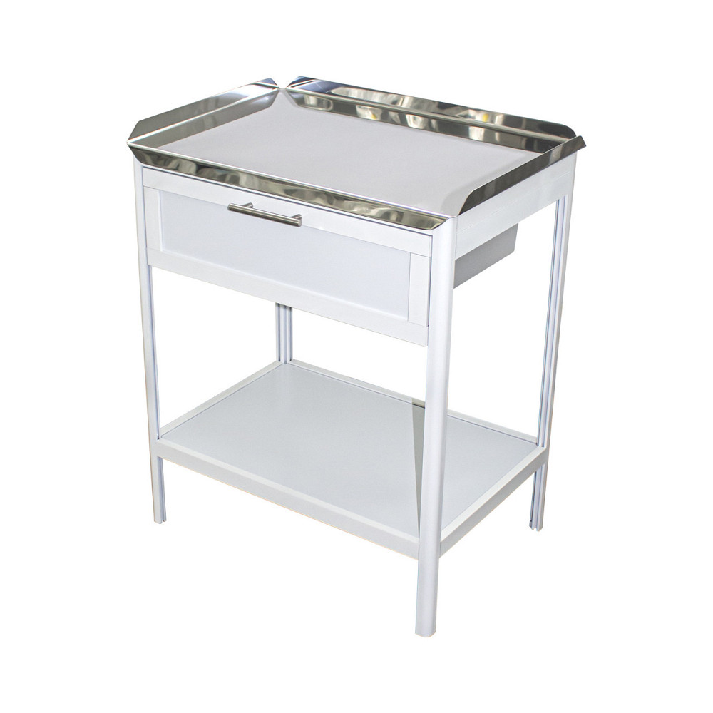 Столик маніпуляційний стільниця з нержавіючої сталі СМ-3 Дніпро - фото 1