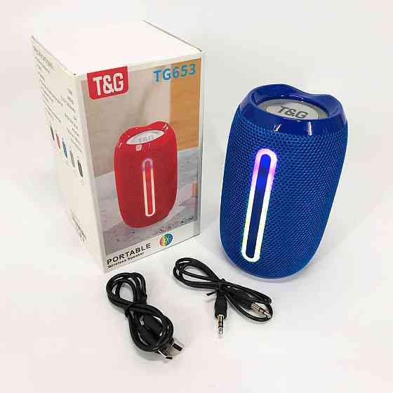 Портативная колонка с Bluetooth TG653, Блютуз колонка с флешкой и радио, Музыкальные колонки VO-783 для улицы Киев