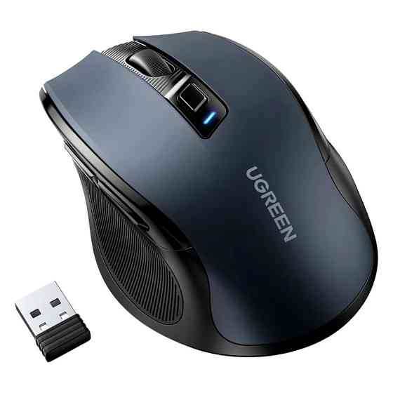 Миша бездротова Ugreen MU006 90855 4000 DPI 6 кнопок (Чорний) Николаев