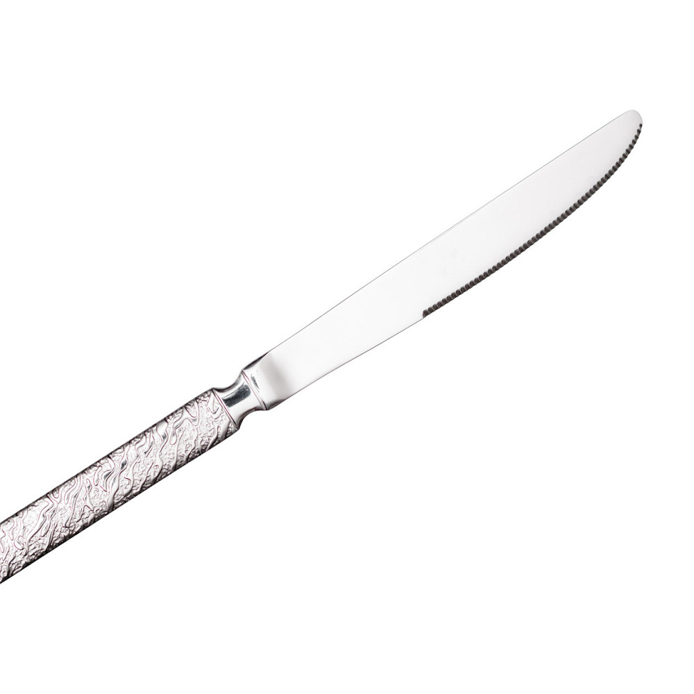 Набір столових ножів 6 (шт) з нержавіючої сталі 23 (см) Срібло HP-8-37 Коломия - фото 3