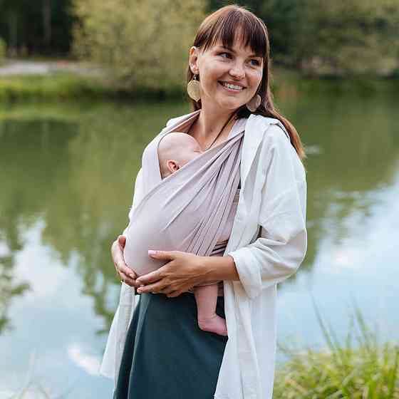 Трикотажний слінг-шарф Love & Carry - Сакура Київ