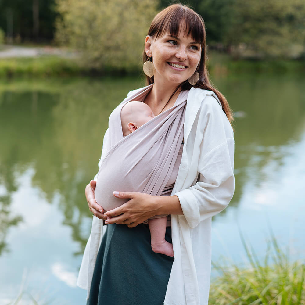 Трикотажный слинг-шарф Love & Carry - Сакура Киев - изображение 2