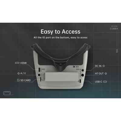 Окуляри FPV Skyzone Cobra X V4 Diversity DVR 5.8GHz 56CH L,X Band (COBRAX5G) Вінниця