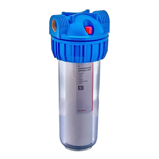 Фільтр для холодної води Koer KV-24-1 (колба 3-х складова, 8 атм. 1") (KR5019) Київ