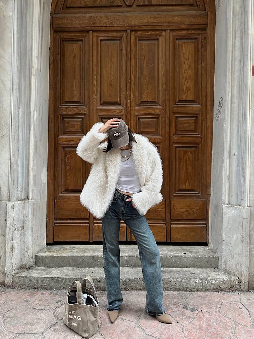 Женская короткая шуба из искусственного меха Одесса - изображение 6