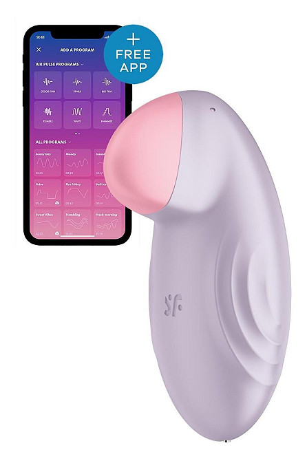 Смарт-вибратор для клитора Satisfyer Tropical Tip Light Lilac Sex Aura Киев - изображение 1