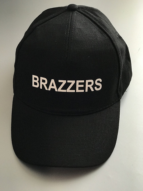 Чорна бавовняна Кепка/Бейсболка з написом BRAZZERS Чернівці - фото 4