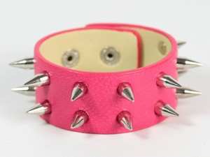 Браслет рожевий шипи "Fancy" Київ - фото 1