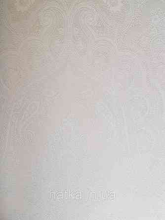 Обои виниловые на флизелине AS creation Garda 1.06Х10.05 классика вензеля крупные бежевые серебристые Киев