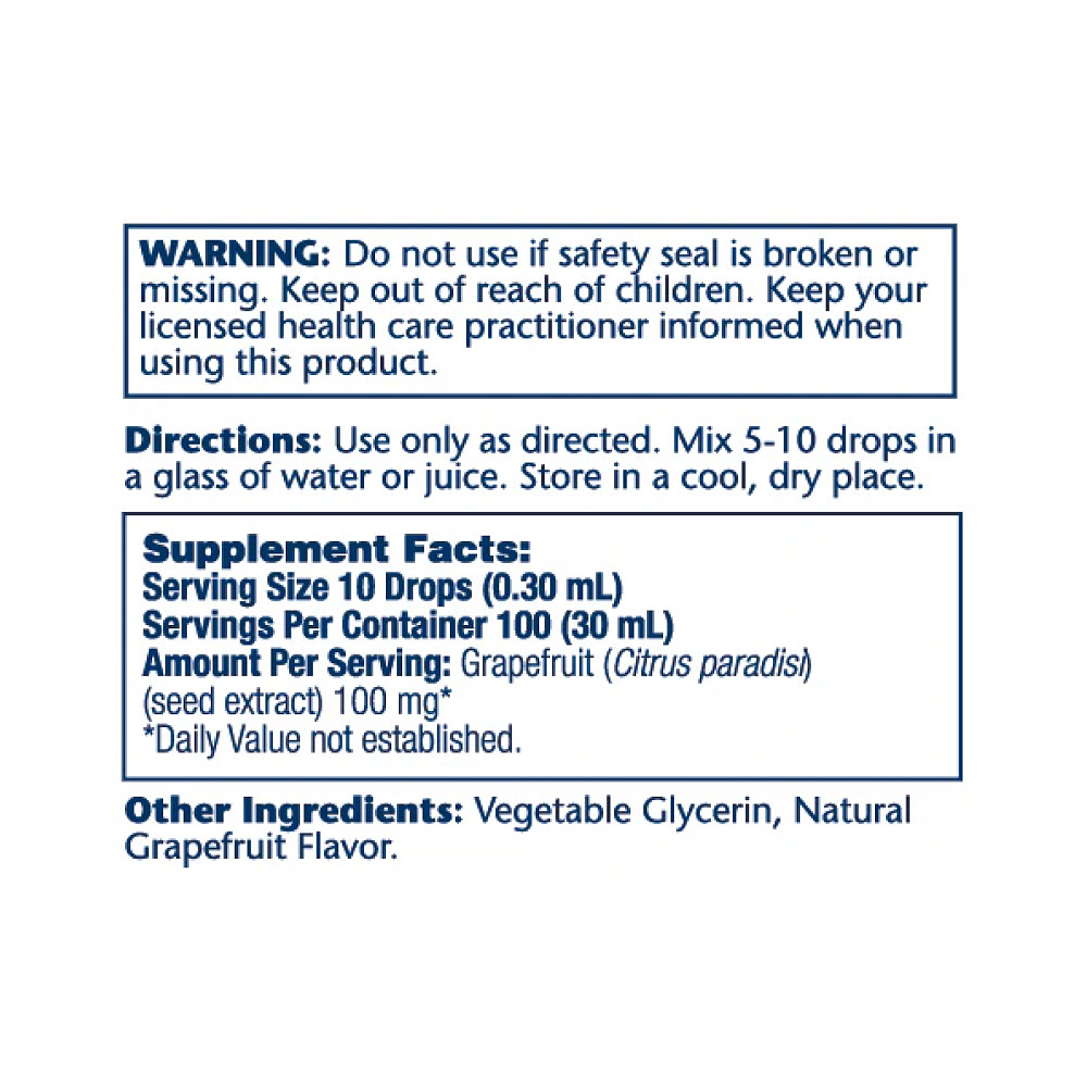 Экстракт семян грейпфрута Solaray Grapefruit Seed Extract 100 мг 30 мл Луцк - изображение 2