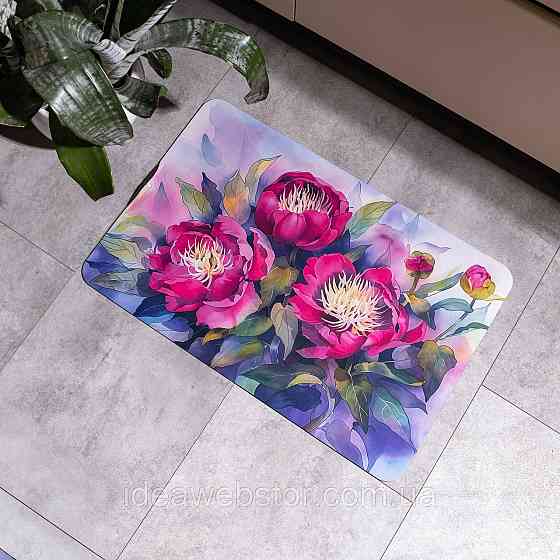 Килимок діатомітовий Peony 58*38 см прямокутний Yiwu HP-42-95 Київ