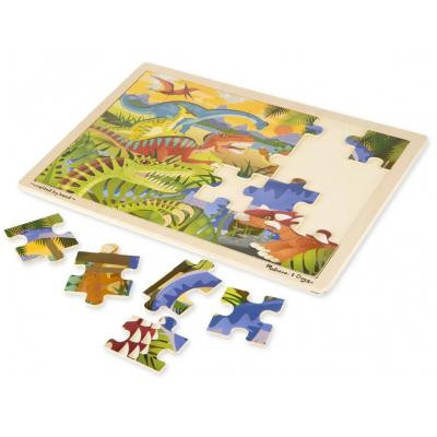 Пазл Melissa&Doug в рамке Динозавры, 24 элемента (MD19066) Винница - изображение 2