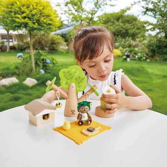 Дерев'яний набір Hape Ведмедик і бджоли (E3415) Харьков