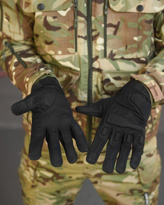 Тактичні рукавички standart black 4-0! Одеса - фото 4