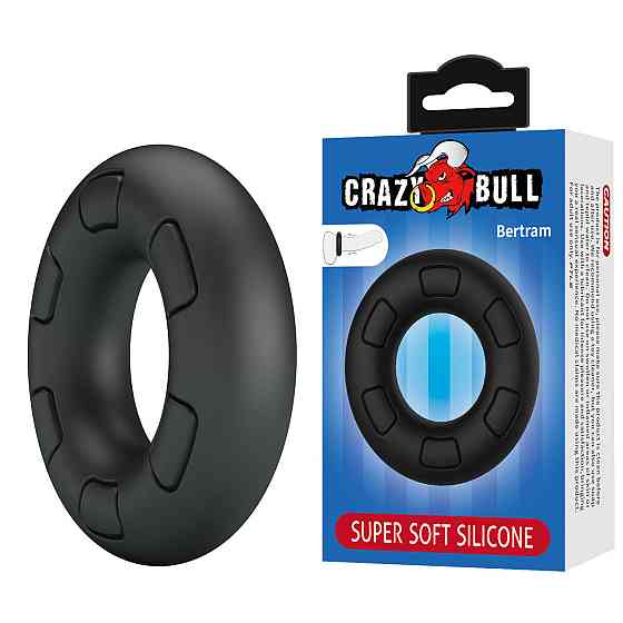 Ерекційне кільце Crazy Bull - Bertram Super Soft Silicone Cock Ring, BI-210247 Sex Aura Київ