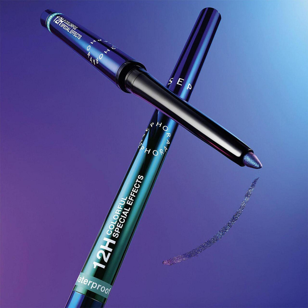 Sephora Collection Eyeliner 12h - різнокольоровий олівець з біхромним ефектом, 03 Celestial blue (0,20 g) Слов'янськ - фото 5