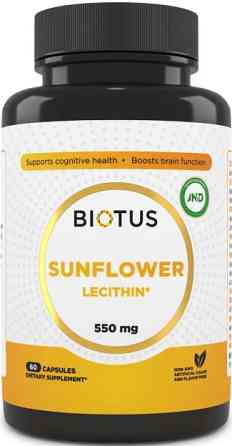 Лецитин соняшниковий Biotus Lecithin Sunflower 60 капс Київ