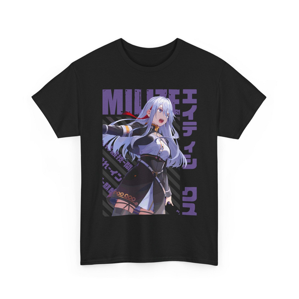 Футболка з аніме принтом Владілена Мілізе Ессентіал Хеавй оверсайз (S/M/L) Чорний AnimeJ0097 Дніпро - фото 4