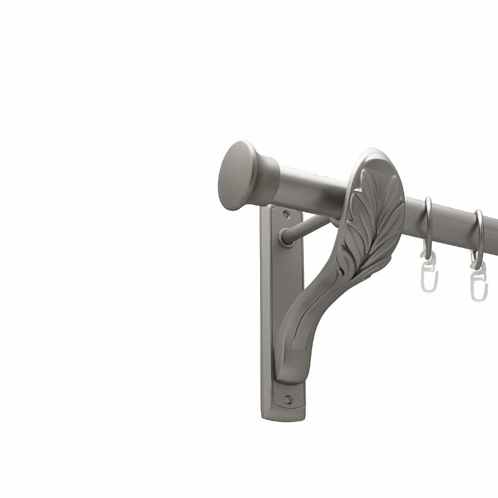 Карниз Orvit Дуо металевий однорядний ретро гладка труба кільце металеве Сатин 25 мм 140 см (00-00027498) Львів - фото 1